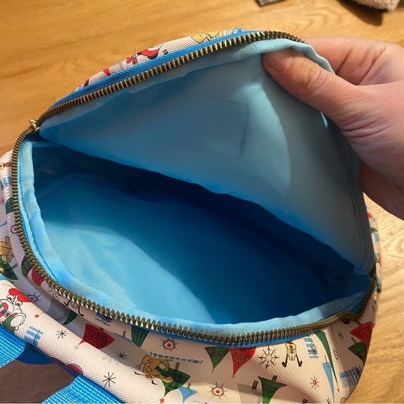 Disney Mickey & Friends Christmas Mini Backpack Book Bag Pluto Goofy - Picture 5 of 5